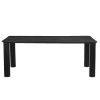 SANGRA-79" DINING TABLE-BLACK