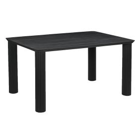 SANGRA-59" DINING TABLE-BLACK