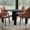 SANGRA-59" DINING TABLE-BLACK