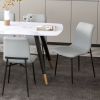 BRIXX-SIDE CHAIR-LIGHT GREY PU