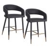 CRIMSON-26'' COUNTER STOOL-BLACK