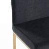 DIEGO-26" COUNTER STOOL-BLACK/AGED GOLD