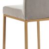 DIEGO-26" COUNTER STOOL-GREY/AGED GOLD