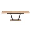 FORNA NAT_CORTEZ BLK_BK-7PC DINING SET