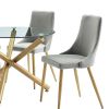 CARMILLA DINING 5PC SET-CHAIR GREY