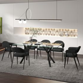 STARK BK_ARCHER CH-7PC DINING SET