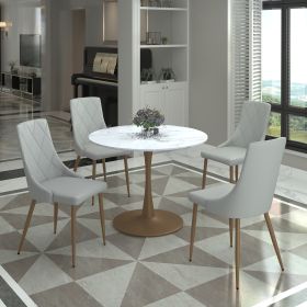 ZILO SM GD_ANTOINE LG-5PC DINING SET