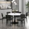 ZILO LARGE_BK_ZEKE CH-7PC DINING SET