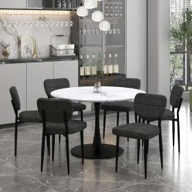 ZILO LARGE_BK_ZEKE CH-7PC DINING SET