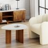 LYRIQ-COFFEE TABLE-WALNUT