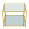 CASINI-3PC COFFEE TABLE SMALL-GOLD