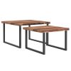 JIVIN-2PC COFFEE TABLE SET-NATURAL