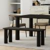 SANGRA-71" BENCH-BLACK