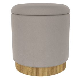 ALYA-STORAGE OTTOMAN-WARM GREY