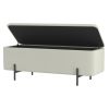 ERZO-STORAGE OTTOMAN-WHITE