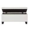 WINSTON-STORAGE OTTOMAN-WHITE