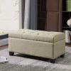 HARPER-STORAGE OTTOMAN-BEIGE