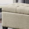 HARPER-STORAGE OTTOMAN-BEIGE