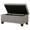 HARPER-STORAGE OTTOMAN-LIGHT GREY