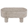 SEZRON-STORAGE OTTOMAN BENCH-BEIGE