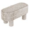 SEZRON-STORAGE OTTOMAN BENCH-BEIGE