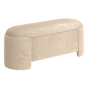 SELENE-STORAGE OTTOMAN-DARK BEIGE