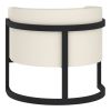 ZHURI-ACCENT CHAIR-IVORY