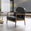 FANI-ACCENT CHAIR PU-BLACK