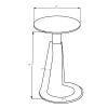 DEVAS-ACCENT TABLE-WHITE