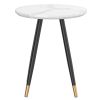 EMERY-ACCENT TABLE-WHITE