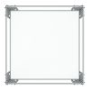 ESTREL-ACCENT TABLE LARGE-SILVER