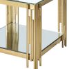 ESTREL-ACCENT TABLE LARGE-GOLD