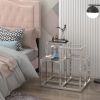 CASINI-ACCENT TABLE-SILVER