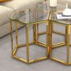 FLEUR-ACCENT TABLE-GOLD