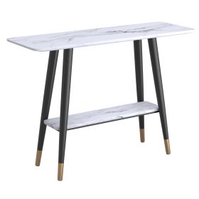 EMERY-2TIER CONSOLE TABLE-WHITE