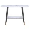 EMERY-2TIER CONSOLE TABLE-WHITE
