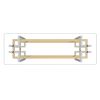 FLORINA-CONSOLE TABLE-SILVER/GOLD