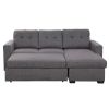 TYSON-R/L/H SECT W/BED+STOR,93"-CHRCL