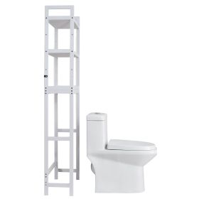 VEVOR Over the Toilet Storage 3-Tier Bathroom Shelf Rack Space Saver Organizer