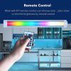 Plug in Under Cabinet Lighting Kit, Dimmable Kitchen Undercounter Lights, White & Color Ambiance Smart LED Bar Compatible with Alexa