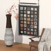 39-Inch Tall Standing Designer Floor Vase - Durable Artificial Rattan - Elegant Two-Tone Dark Brown Finish - Ideal Decor Accent for Living Room