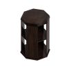 31.5 "Octagonal Black Walnut Rubber wood Set of Two Coffee Table, Coffee Table, Living Room Bedroom(Set of Two Pieces)