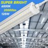 8FT U Shape 125W Integrated Tube Bright LED Light, 6500K Clear White, 20000LM - Flush Mount/Hanging Linkable LED Ceiling Lights for Garage, Plug&Play