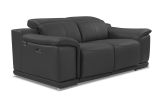 Global United Genuine Italian Leather Power Reclining Loveseat