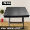 VEVOR Set of 2 Steel Table Legs, 28''Height 35''Wide Dining Table Legs, Heavy Duty 3.1" Width Box Section Square Table Legs