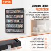 VEVOR 35 Graded Sports Card Display Case, 24.3x30.5x2.1 in, Baseball Card Display Frame with 98% UV Protection Clear View PC Glass