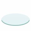 38.6" Inch Round Tempered Glass Table Top Clear Glass 2/5" Inch Thick Beveled Polished Edge