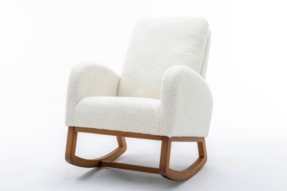 COOLMORE Living Room Comfortable Rocking Chair Living Room Chair