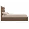 ANIZA-54" PLATFORM BED w/DRAWER-BROWN