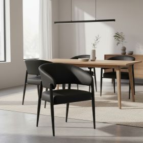 BRONSON-DINING CHAIR-BLACK